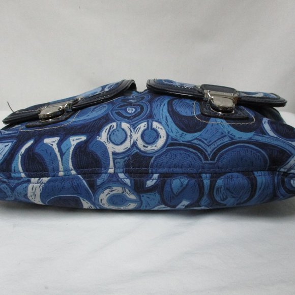 Coach Poppy 19882 Nylon Signature Hippie Purse Bag - Picture 12 of 15